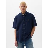 Gap Erkek Lacivert Oxford Gömlek - XS