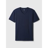 Gap Erkek Lacivert Pamuklu Jersey V Yaka T-Shirt - XL