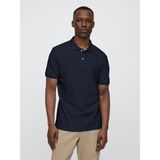 Gap Erkek Lacivert Pique Polo Yaka T-Shirt - M