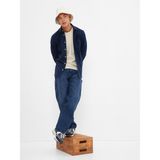 Gap Erkek Lacivert Standart Fit Oxford Gömlek - XS