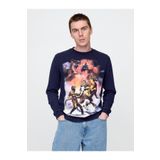 GAP Erkek Lacivert Star Wars Grafik T-Shirt