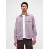 Gap Erkek Lila Ultrasoft Denim Relaxed Gömlek - 2XL