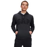 GAP Erkek Logolu Polar Kapüşonlu Sweatshirt, Aysız Gece, XL