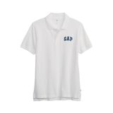 GAP Erkek Logolu Polo Gömlek, Optik Beyaz 3, X-Large ABD, Optik Beyaz, XL