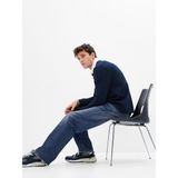 Gap Erkek Mavi 100% Organik Pamuk Düğmeli Fly 90s Loose Washwell™ Jean Pantolon - 33 / 32