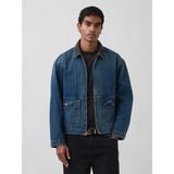 Gap Erkek Mavi Denim Workwear Ceket - L