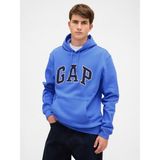 Gap Erkek Mavi Gap Logo Relaxed Fleece Sweatshirt - XL