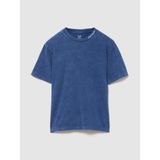 Gap Erkek Mavi Heavyweight Gap Logo Relaxed Crop T-Shirt - 2XL