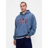 GAP Erkek Mavi Heavyweight Oversized Logo Sweatshirt