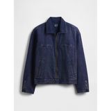 Gap Erkek Mavi Kanvas Astarlı Ceket - 2XL