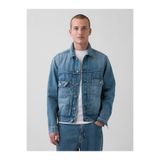 GAP Erkek Mavi Relaxed Icon Denim Ceket