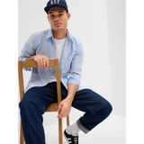Gap Erkek Mavi Standard Oxford Gömlek - 2XL