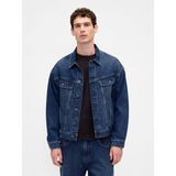 Gap Erkek Mavi Stranger Things Flannel-Astarlı Icon Denim Ceket - XL