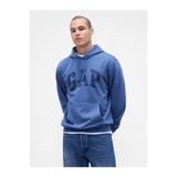 GAP Erkek Mavi VintageSoft Arch Logo Sweatshirt
