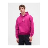 GAP Erkek Pembe Heavyweight Oversized Logo Sweatshirt