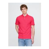 GAP Erkek Pembe Logo Piqué Polo Yaka T-shirt