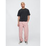 Gap Erkek Pembe UltraSoft Double-Knee Carpenter Baggy Jean Pantolon - 34 - 32