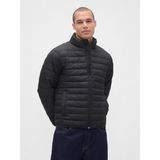 Gap Erkek Siyah 100% Geri Dönüştürülmüş Relaxed Coldcontrol Şişme Mont - XL