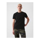 GAP Erkek Siyah Bisiklet Yaka Basic T-shirt