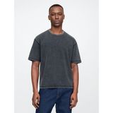 Gap Erkek Siyah Heavyweight Crop T-Shirt - M