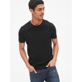Gap Erkek Siyah Klasik Bisiklet Yaka T-Shirt - XS