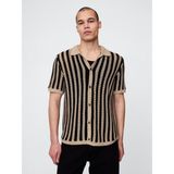 Gap Erkek Siyah Mesh Örgü Gömlek - XL