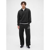 Gap Erkek Siyah Vintagesoft Gap Logo Baggy Eşofman Altı - 2XL