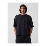 Gap Erkek Siyah Vintagesoft Terry Oversize Logo Sweatshirt