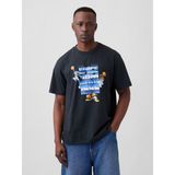 Gap Erkek Siyah Wb™ Looney Tunes Everyday Soft Relaxed Grafik Baskılı T-Shirt - XL