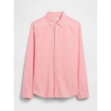 Gap Erkek Somon Keten Karışımı Gömlek - 2XL