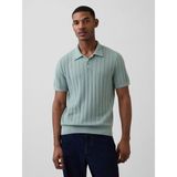 Gap Erkek Yeşil Classic Triko Polo T-Shirt - M