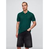 Gap Erkek Yeşil Dokulu Kroşe Polo T-Shirt