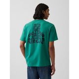 Gap Erkek Yeşil Everyday Soft Relaxed Brannan Bear Cepli T-Shirt - XL