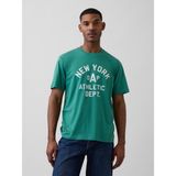 Gap Erkek Yeşil Everyday Soft Relaxed Grafik Baskılı T-Shirt - M