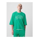GAP Erkek Yeşil Gap Logo Oversized Sweatshirt
