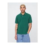 GAP Erkek Yeşil Relaxed Pique Polo T-Shirt
