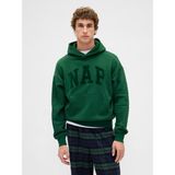Gap Erkek Yeşil Vintagesoft Nap Logo Sweatshirt - XL
