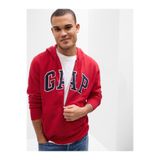 GAP ErkekGap Logo Relaxed Fleece Fermuarlı Sweatshirt