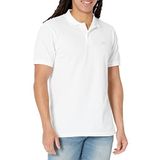 GAP Erkekler Logo Pike Polo, Optik Beyaz, XL