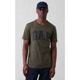 GAP Everyday Soft Basic Logo 856659 T-Shirt Kısa Kol Tişört Erkek T-Shirt HAKİ