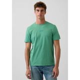 Gap Everyday Soft Gap Mini Logo T-Shirt 799323 Kısa Kol Tişört Erkek T-Shirt - XL - Yeşil