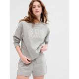 Gap Kadın Açık Gri Gap Logo Bisiklet Yaka Fleece Sweatshirt