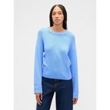 GAP Kadın Açık Mavi CashSoft Relaxed Crewneck Kazak