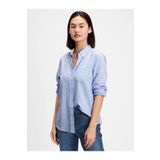 Gap Kadın Açık Mavi Oxford Boyfriend Gömlek