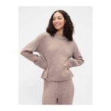 GAP Kadın Açık Pembe CashSoft Relaxed Crewneck Kazak