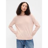 Gap Kadın Açık Pembe Relaxed Boatneck Kazak