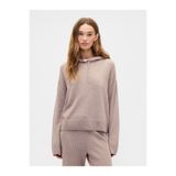 GAP Kadın Açık Pembe Relaxed CashSoft Kapüşonlu Sweatshirt