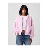 GAP Kadın Açık Pembe VintageSoft Fermuarlı Wedge Sweatshirt