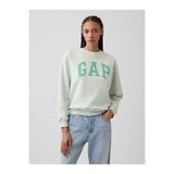 GAP Kadın Açık Yeşil Logo Sweatshirt