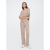 Gap Kadın Bej Gap Logo Bootcut Pull-On Fleece Eşofman Altı - XS